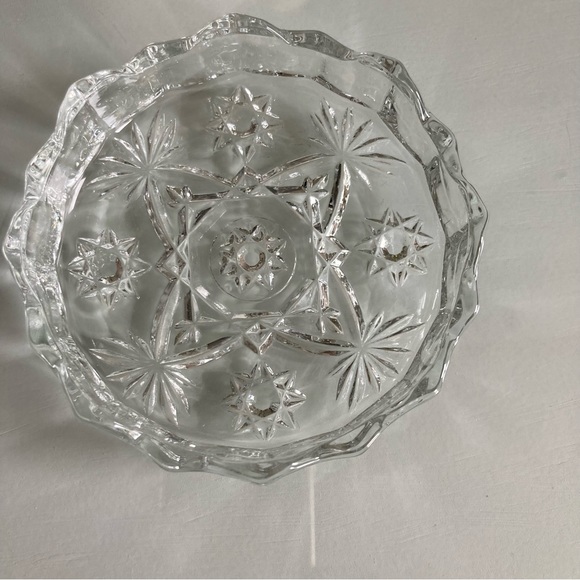 Cut Glass Trinket Dish - Picture 3 of 5
